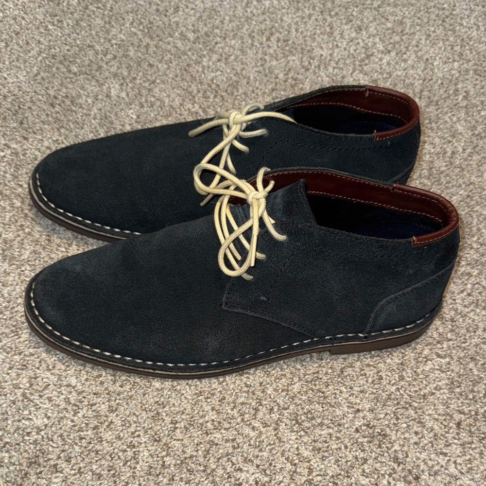 Men's Blue Suede Shoes